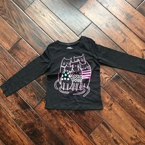 Long sleeve black cat shirt. Brand new